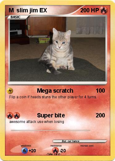 Pokemon M  slim jim EX