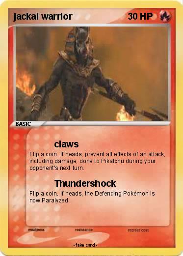 Pokemon jackal warrior