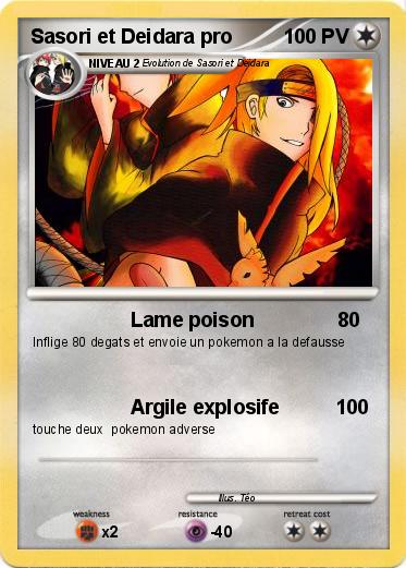 Pokemon Sasori et Deidara pro
