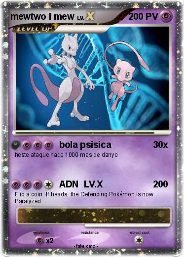 Pokemon mewtwo i mew