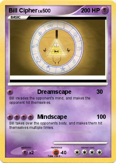 Pokemon Bill Cipher