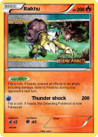 Pokemon Raikhu