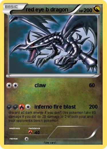 Pokemon red eye b dragon