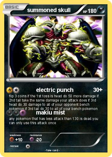Pokemon summoned skull