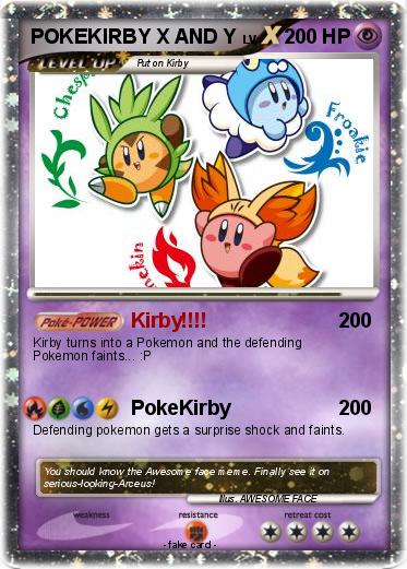 Pokemon POKEKIRBY X AND Y