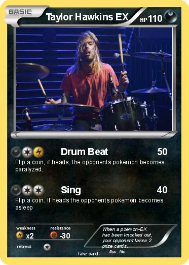 Pokemon Taylor Hawkins EX