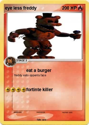 Pokemon eye less freddy