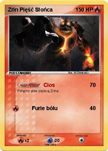 Pokemon Zrin Pięść Słońca