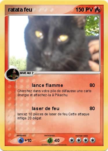 Pokemon ratata feu