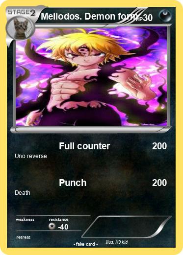 Pokemon Meliodos. Demon form