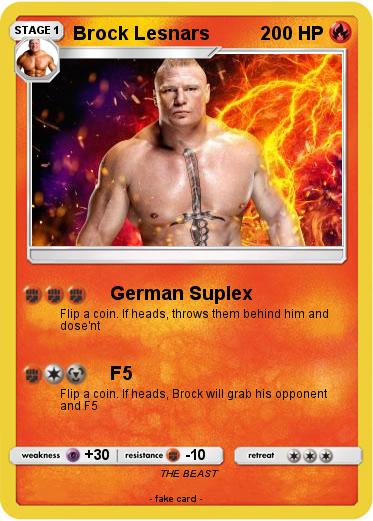 Pokemon Brock Lesnars