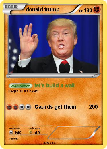 Pokemon donald trump