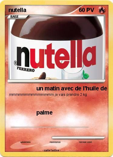Pokemon nutella