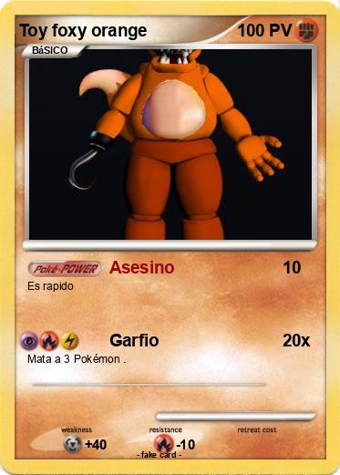 Pokemon Toy foxy orange