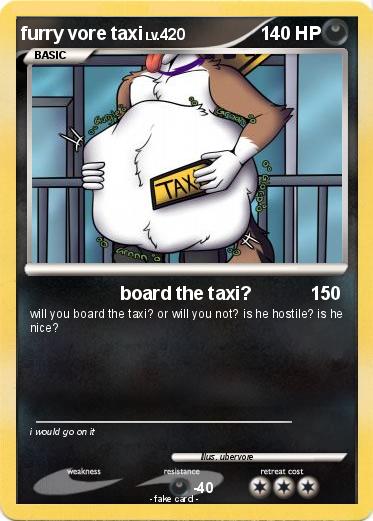 Pokemon furry vore taxi