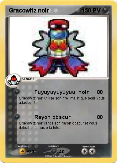 Pokemon Gracowitz noir