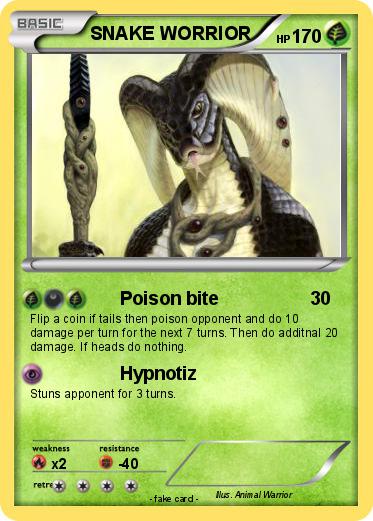 Pokemon SNAKE WORRIOR