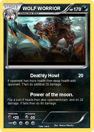 Pokemon WOLF WORRIOR