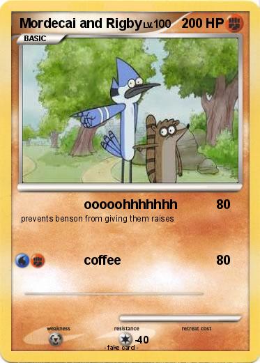 Pokemon Mordecai and Rigby