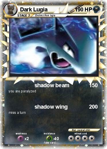 Pokemon Dark Lugia