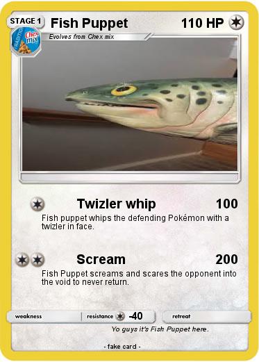 Pokemon Fish Puppet