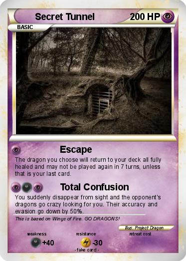 Pokemon Secret Tunnel