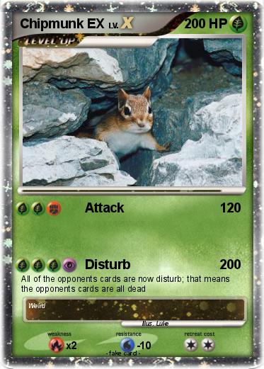 Pokemon Chipmunk EX