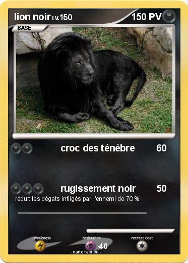 Pokemon lion noir