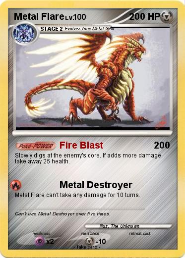 Pokemon Metal Flare