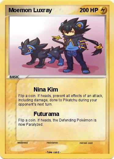 Pokemon Moemon Luxray