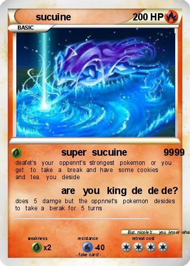 Pokemon sucuine