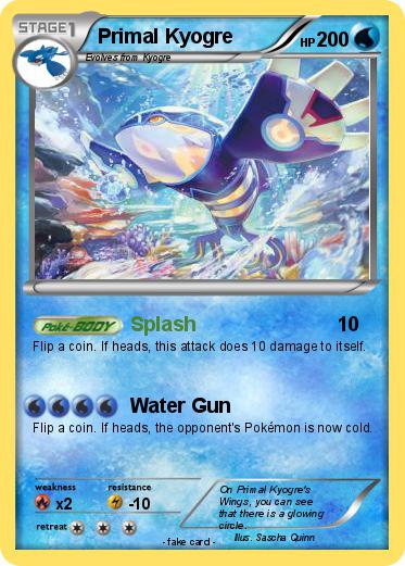 Pokemon Primal Kyogre