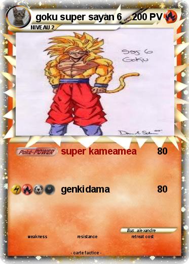 Pokemon goku super sayan 6