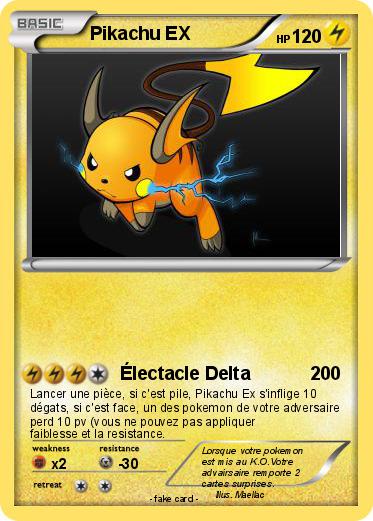 Pokemon Pikachu EX