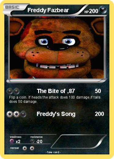 Pokemon Freddy Fazbear