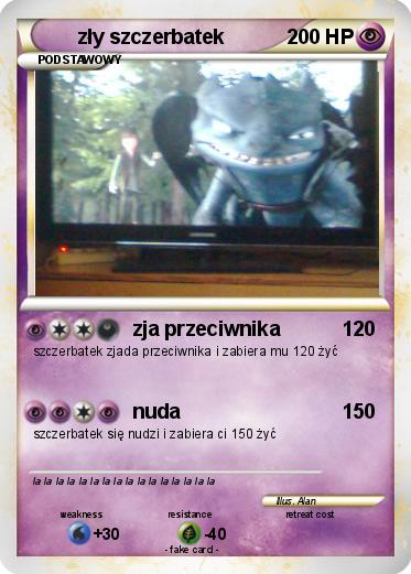 Pokemon zły szczerbatek