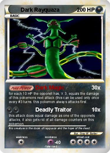 Pokemon Dark Rayquaza