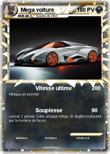Pokemon Mega voiture