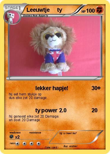Pokemon Leeuwtje     ty