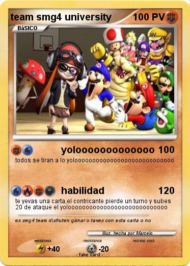 Pokemon team smg4 university