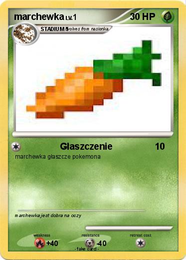 Pokemon marchewka