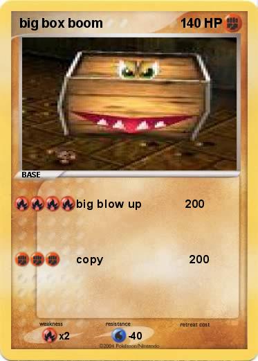 Pokemon big box boom