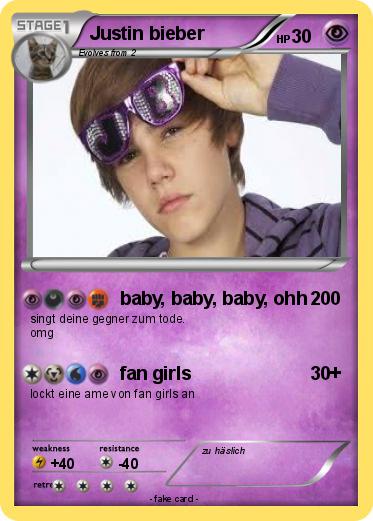 Pokemon Justin bieber