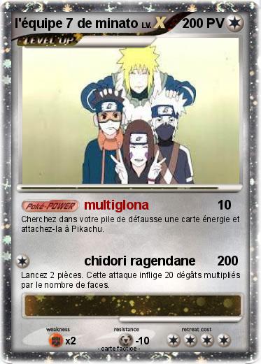 Pokemon l'équipe 7 de minato