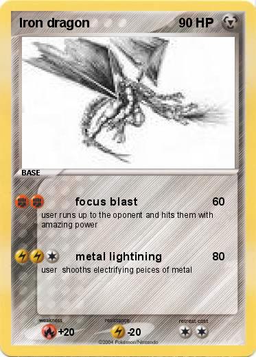 Pokemon Iron dragon