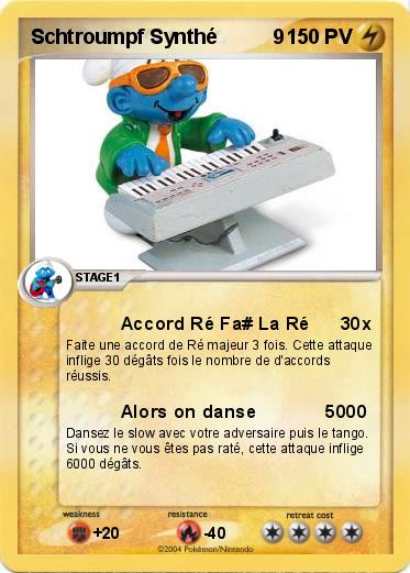 Pokemon Schtroumpf Synthé          9