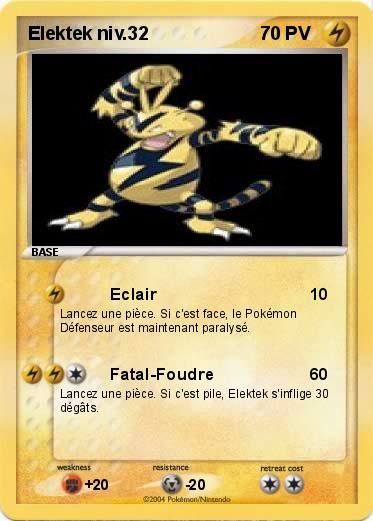 Pokemon Elektek niv.32