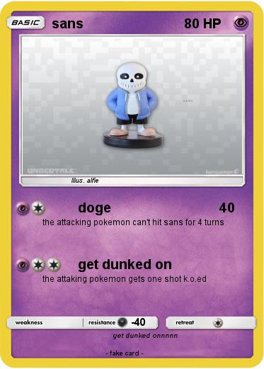 Pokemon sans