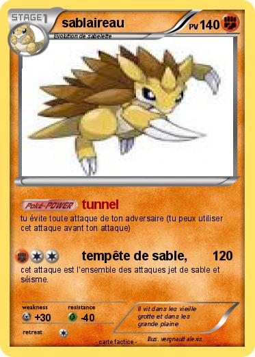 Pokemon sablaireau