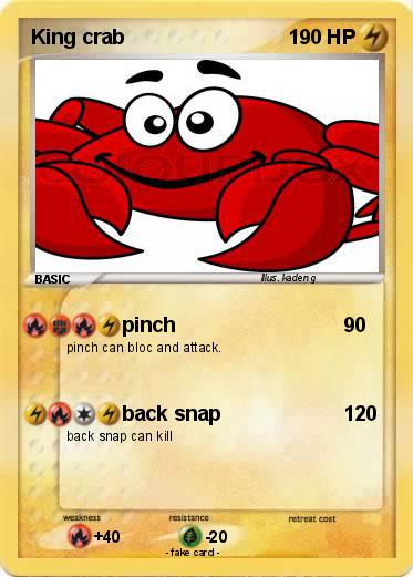 Pokemon King crab
